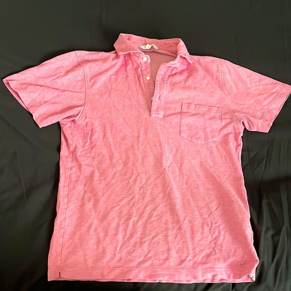 Pink polo from Uniqlo, size small